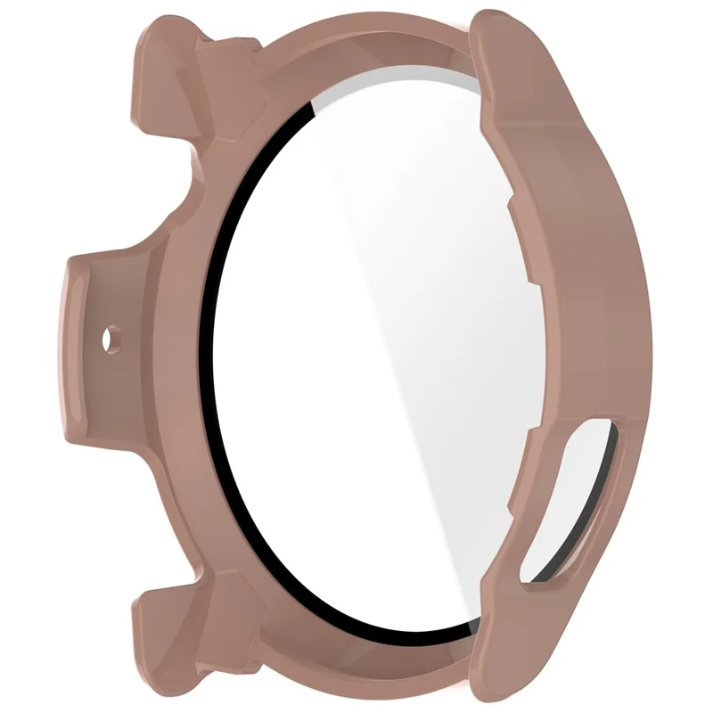 For Coros Pace 4 Hard PC Watch Case with Tempered Glass Screen Film - Pink