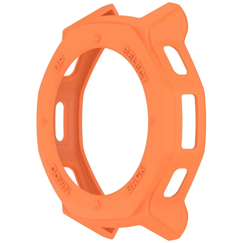 For Huami Amazfit T-Rex 3 Pro 44mm Watch Case Semi-Enclosed Armor TPU Shockproof Protective Cover - Orange