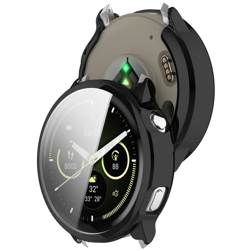 Für Garmin Venu 4 41mm TPU-Uhrenhülle Vollschutz Schutzhülle - Schwarz