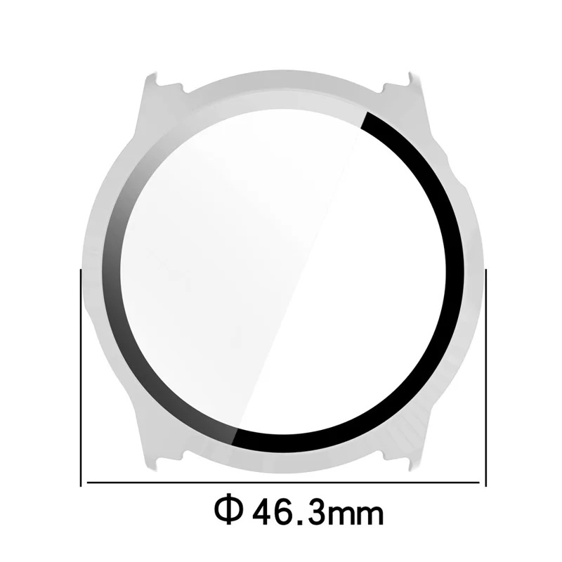 Custodia per Coros Pace 4 Custodia Protettiva Rigida in PC con Pellicola in Vetro Temperato - Grigio Opaco