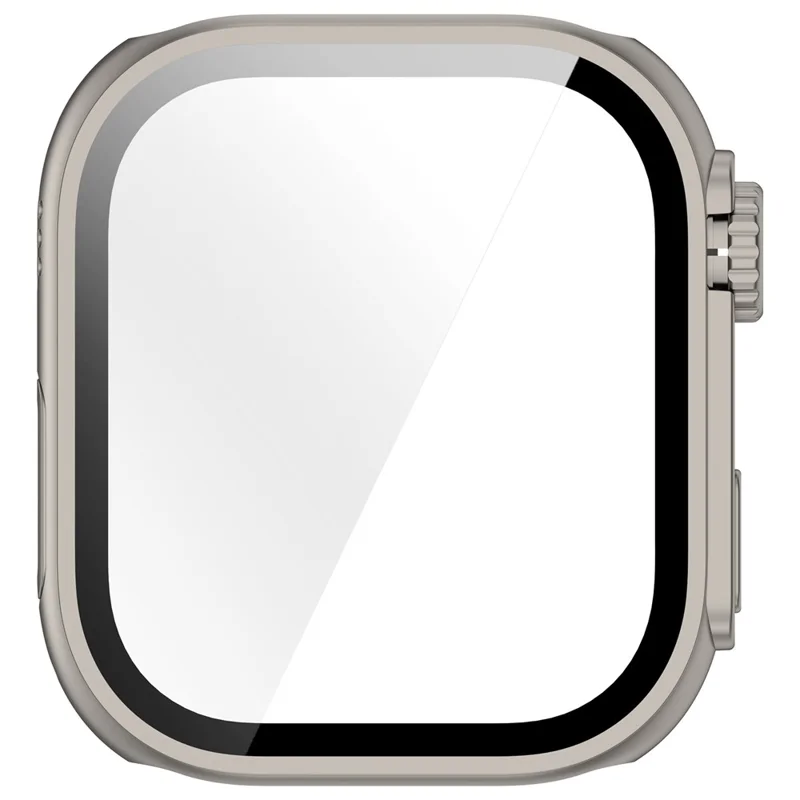 For Xiaomi Redmi Watch 6 Integrated Watch Case Transfer to Ultra Hard PC Full Covering Watch Protector - Titanium