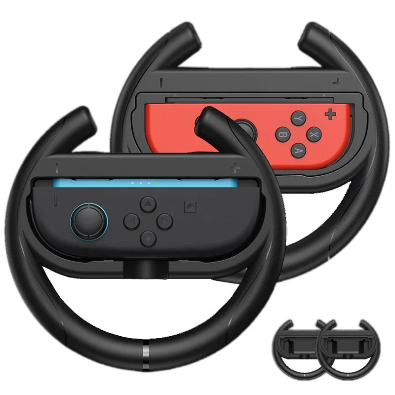EASYSMX A01 For Nintendo Switch 2  /  Switch Left and Right Joy-Con Controller Holder Racing Steering Wheel Grip Handle