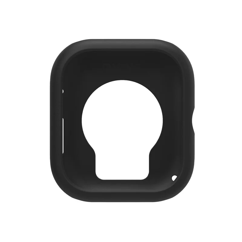 For Honor Watch X5 Watch Case Soft Silicone Hollow Watch Frame Cover - Black