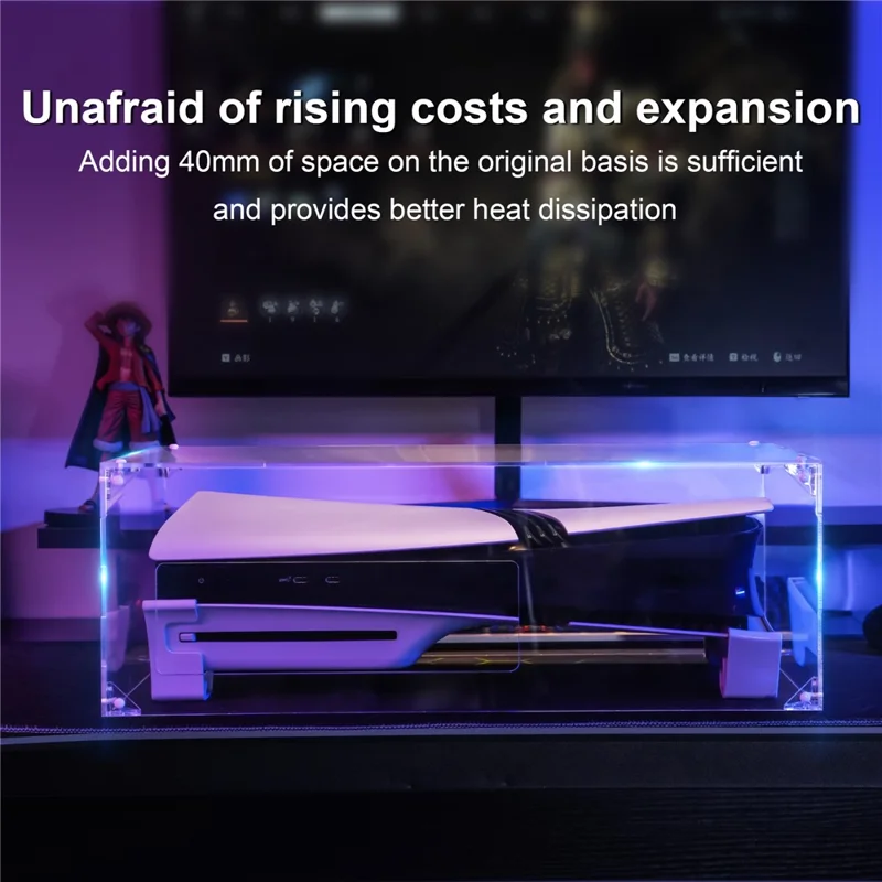 STARTRC GAMES For Sony PlayStation 5 Pro / 5 Slim (Digital / Disc Edition) Dust Cover PMMA Clear Protective Shield