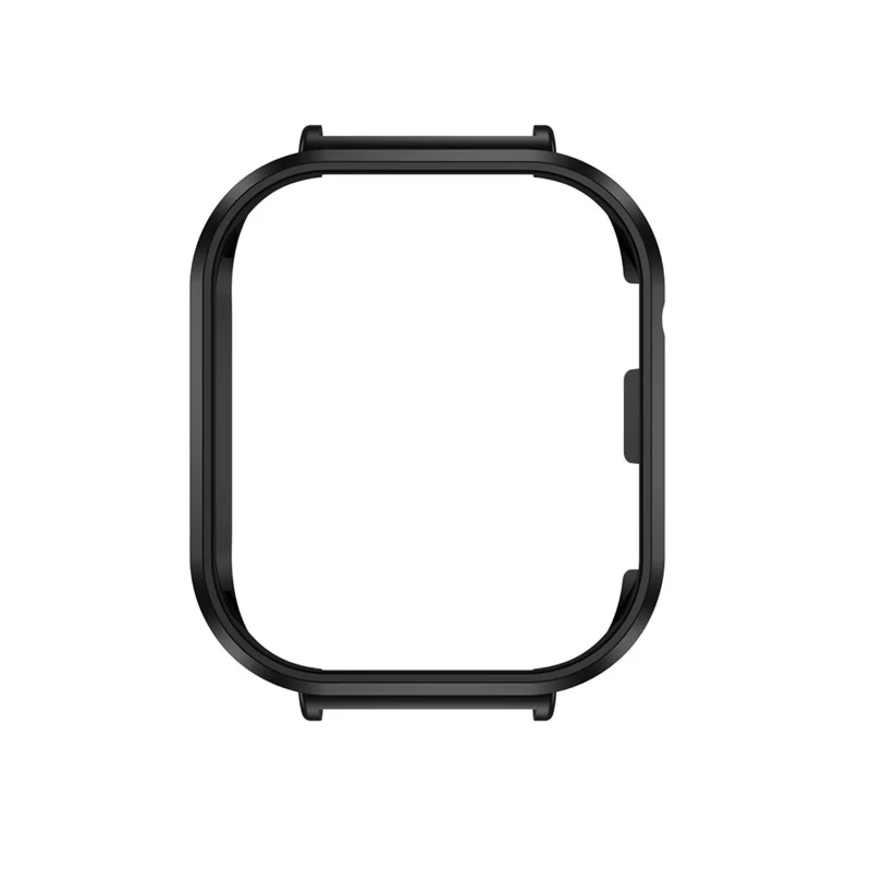 Coque de montre pour Xiaomi Redmi Watch 6, coque de protection en PC creuse - Noir