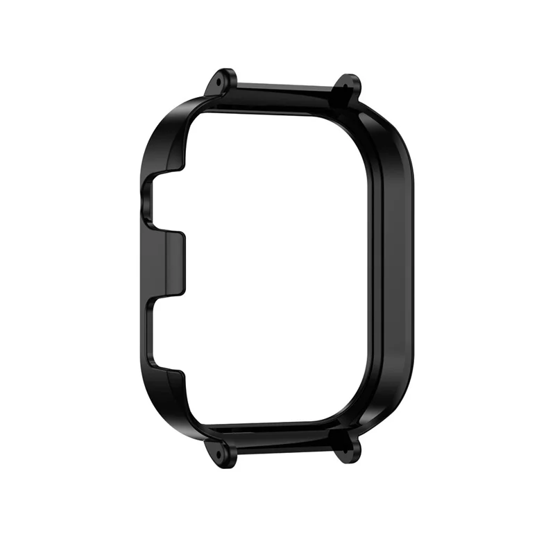 Coque de montre pour Xiaomi Redmi Watch 6, coque de protection en PC creuse - Noir