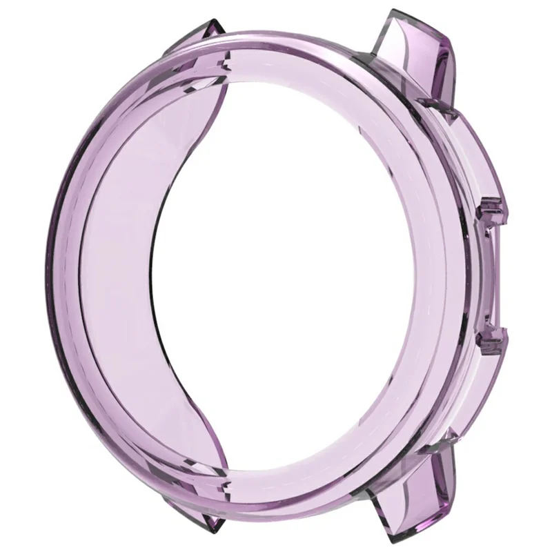 For Suunto Vertical 2 Protective Case Anti-drop TPU Half Cover Frame - Transparent Purple