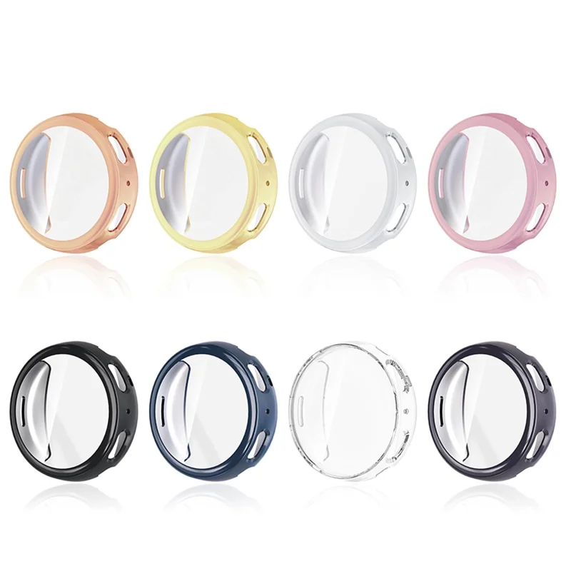 For Huami Amazfit Active Max Case Full Coverage Electroplated TPU Watch Protective Cover - Black