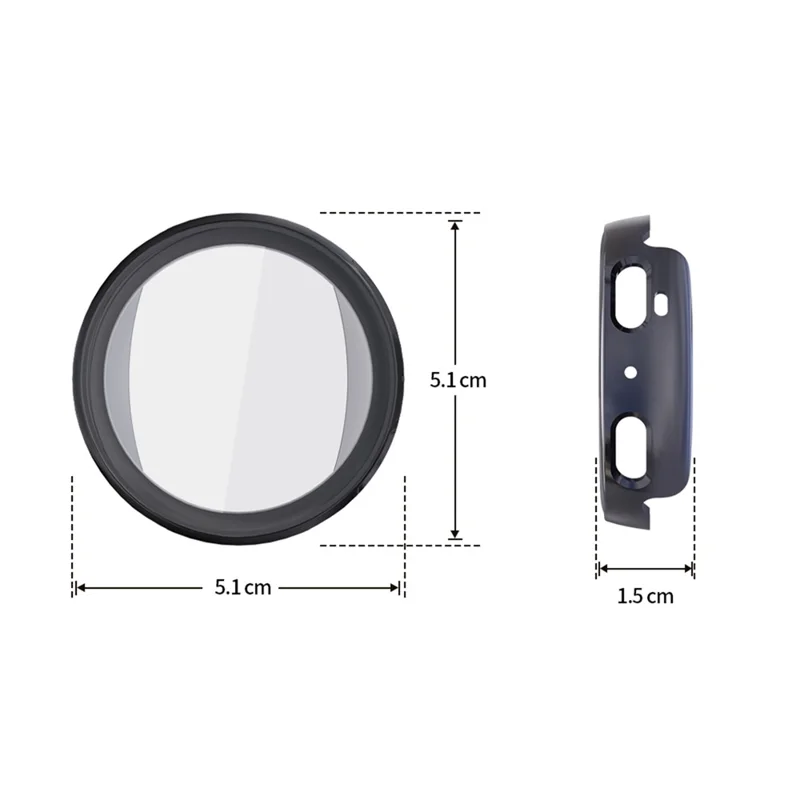 For Huami Amazfit Active Max Case Full Coverage Electroplated TPU Watch Protective Cover - Black