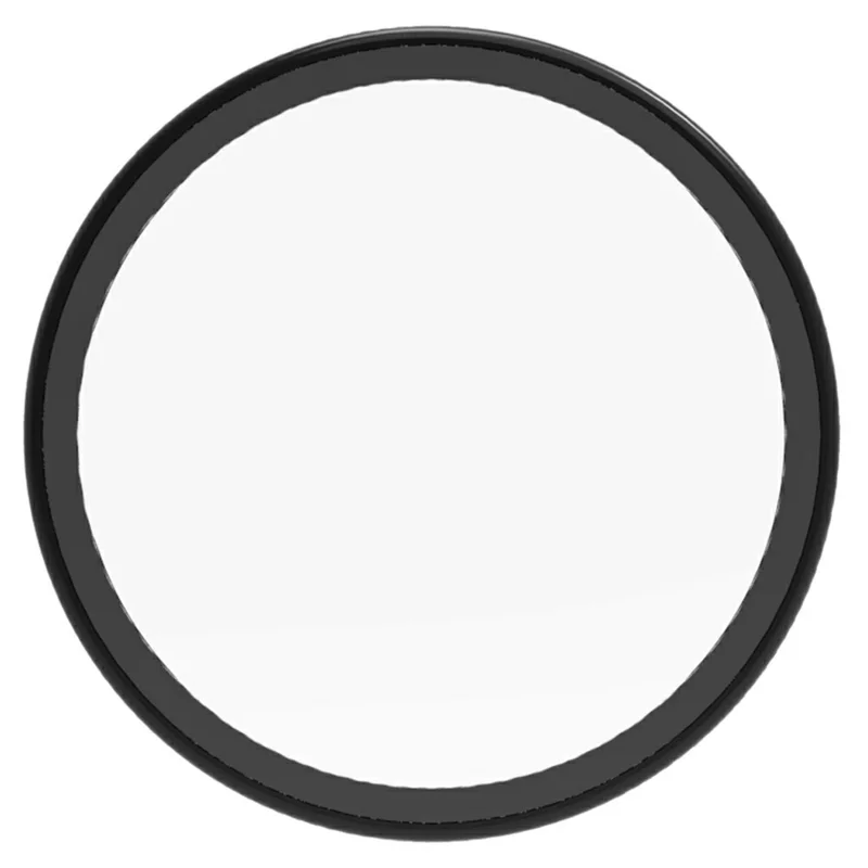 For Huami Amazfit Active Max Watch Case PC Frame Cover with Tempered Glass Screen Film - Transparent