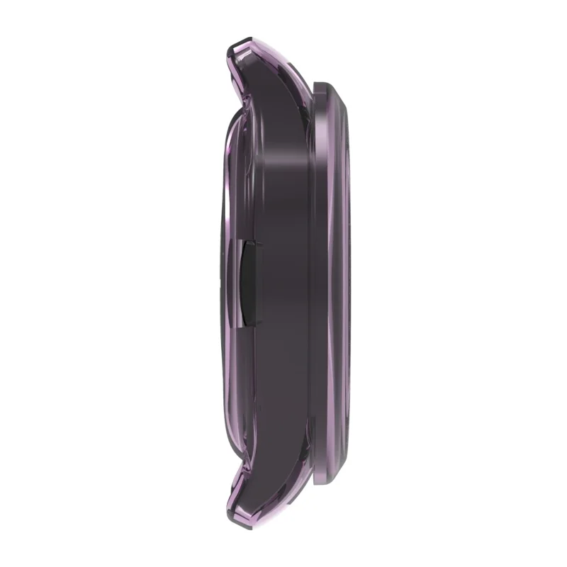 For Xiaomi Watch 5 Protective Case Anti-drop TPU Half Cover Frame - Transparent Purple