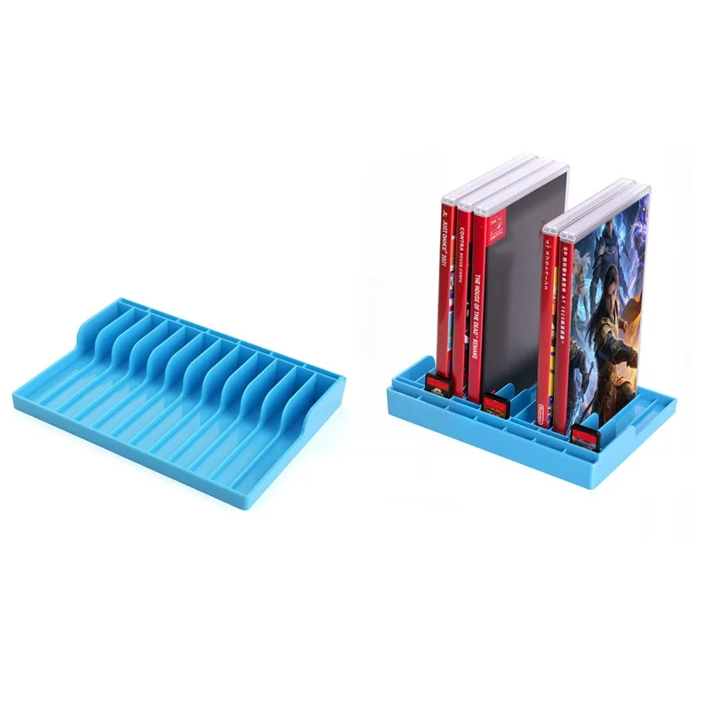 DOBE FOMIS ELECTRONICS TNS-51122 Game Card Storage Tray for Nintendo Switch 2 / Switch / OLED Game Disc Holder Stand - Blue