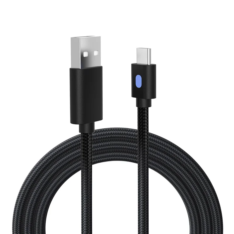 DOBE FOMIS ELECTRONICS TY-0803D 0.8m USB-A to USB-C Gaming Controller Charging Cable for Sony PlayStation 5 / Nintendo Switch / Xbox Series (without Data Sync Function) - Black