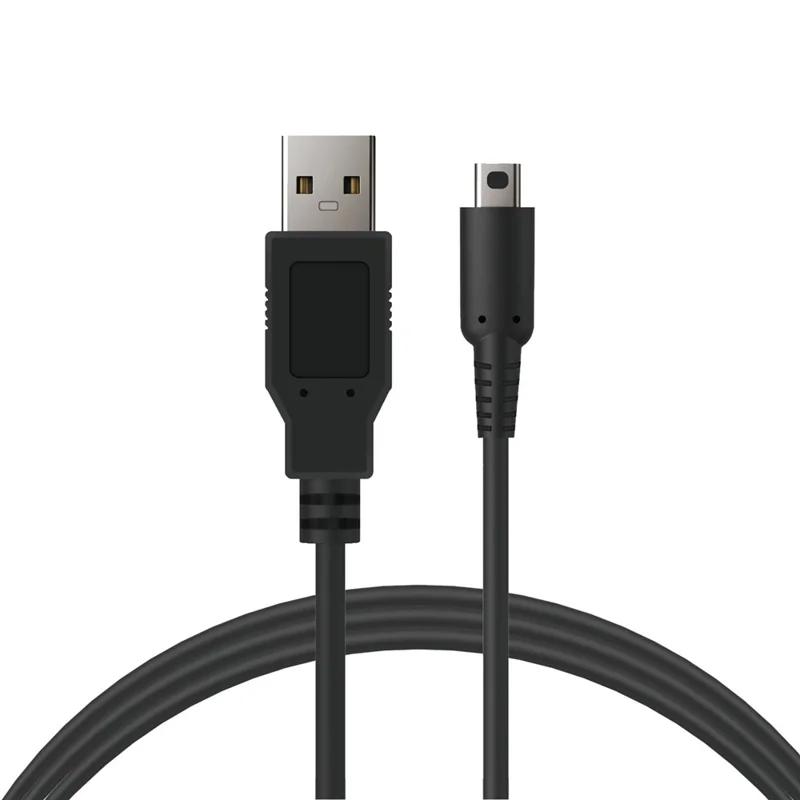 DOBE FOMIS ELECTRONICS TNS-51129 0.8m USB-A to Mini-USB Charging Cable for Nintendo 3DS XL / 3DS / 2DS - Black