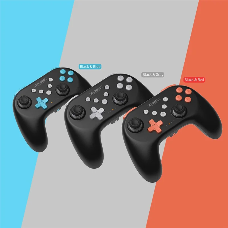 DOBE FOMIS ELECTRONICS TNS-0117E Wireless Bluetooth-compatible Controller for Nintendo Switch 2 / Switch / OLED Gamepad with Vibration - Black  /  White