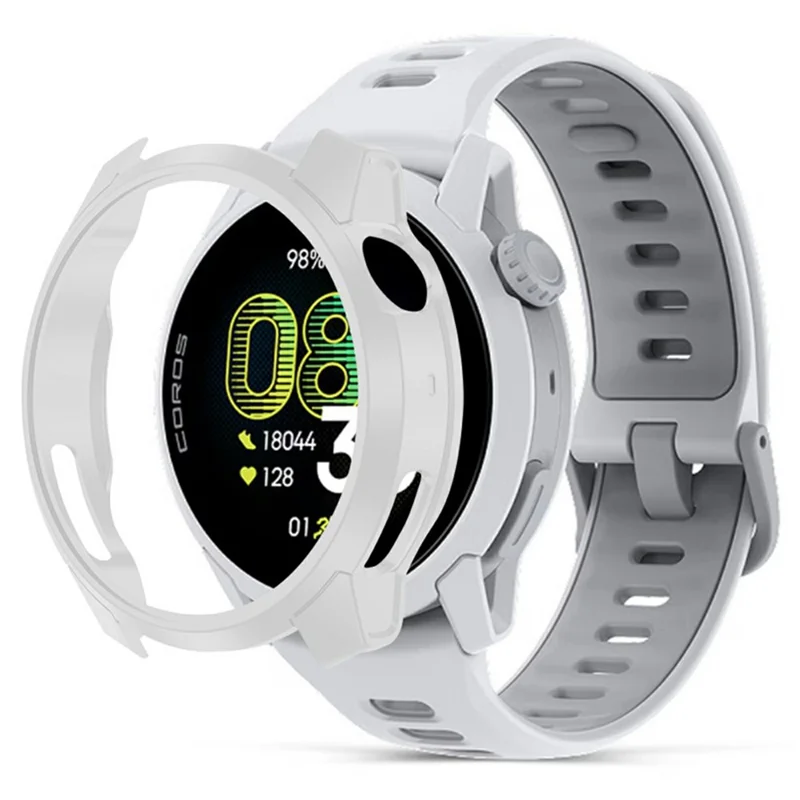 Für Coros Pace 4 Hülle, hohler Halbschutz, Schutzhülle für Uhr - Weiß