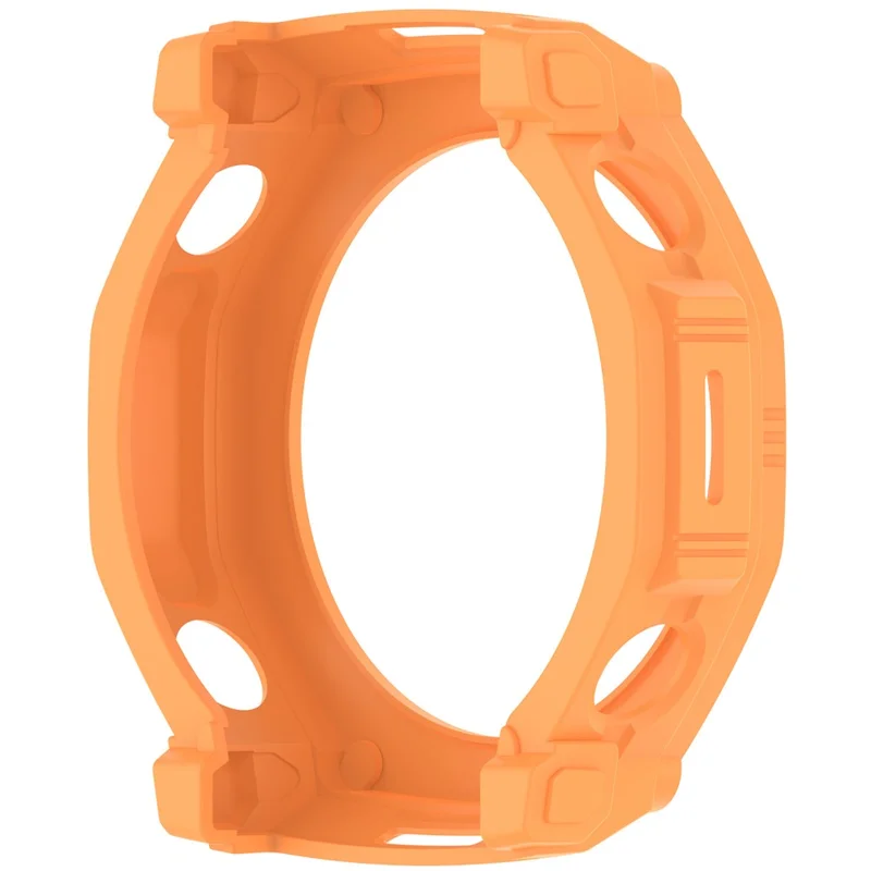 For Huami Amazfit T-Rex Ultra 2 Armor Watch Cover Hollow TPU Watch Frame Case - Orange