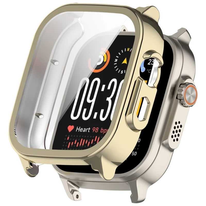 For Realme Watch 5 Full Coverage TPU Watch Cover Electroplated Protective Case - Light Gold