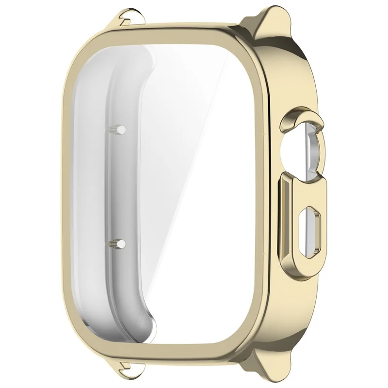 For Realme Watch 5 Full Coverage TPU Watch Cover Electroplated Protective Case - Light Gold