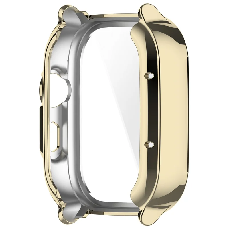 For Realme Watch 5 Full Coverage TPU Watch Cover Electroplated Protective Case - Light Gold