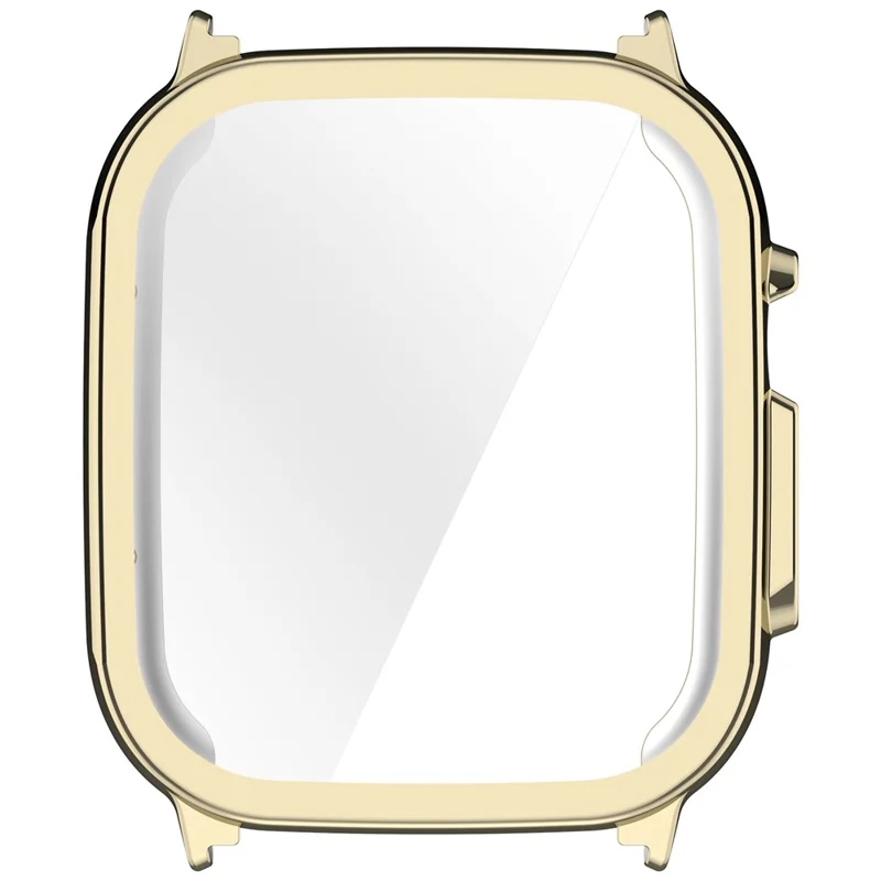 For Realme Watch 5 Full Coverage TPU Watch Cover Electroplated Protective Case - Light Gold