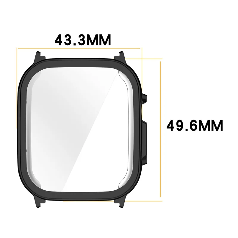 For Realme Watch 5 Full Coverage TPU Watch Cover Electroplated Protective Case - Light Gold