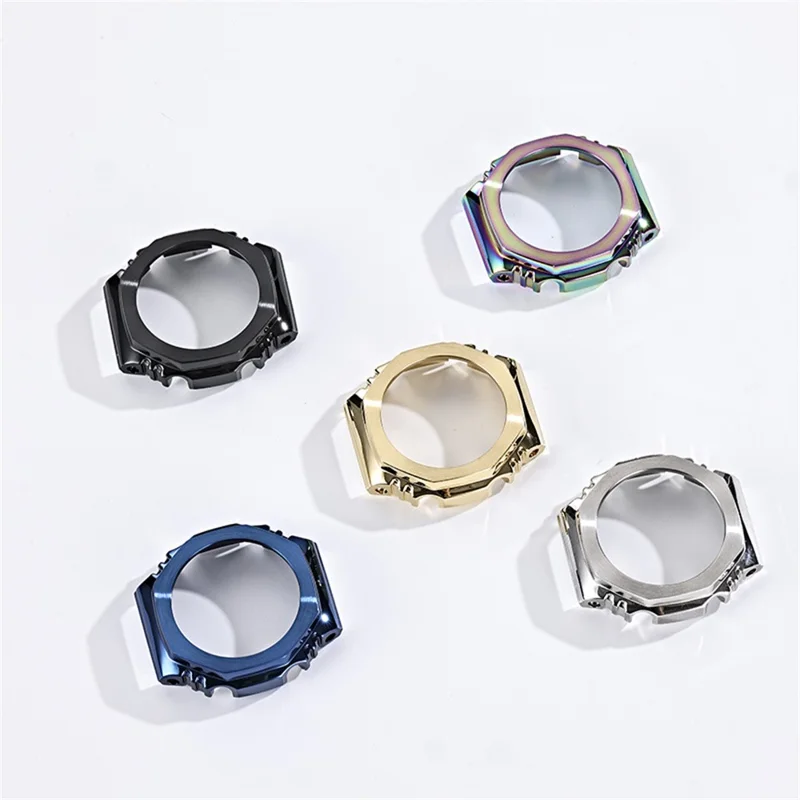 For Casio GMA-S2100 Stainless Steel Watch Case Metal Cover - Multi-color