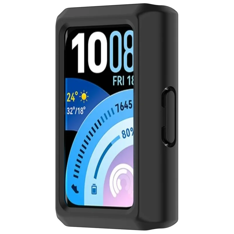 Custodia per Huawei Band 11 Pro, Cover Rigida Mezza Copertura con Fori in PC - Nero