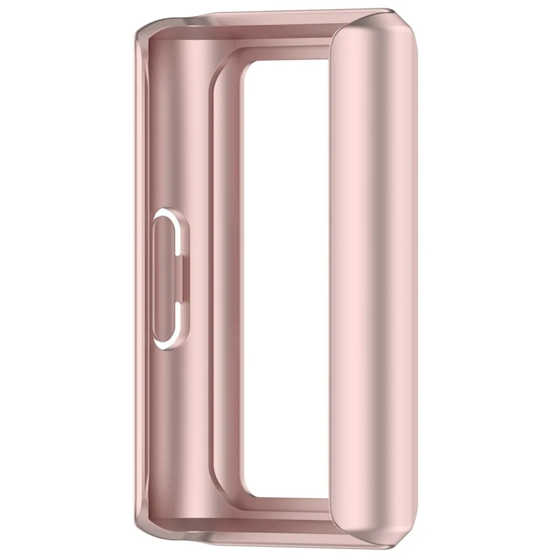 For Huawei Band 11 Pro Case Half-Wrapped Hollow Hard PC Watch Cover - Pink / Green