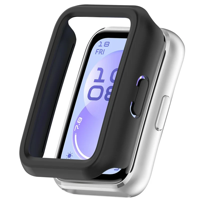 Custodia per Huawei Band 11 Custodia Rigida Mezza Copertura con Fori in PC - Nero