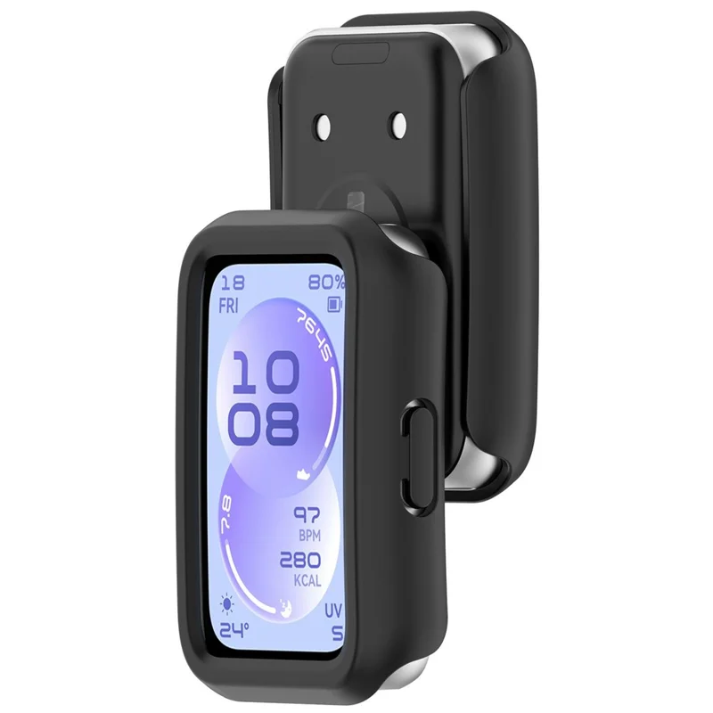 Custodia per Huawei Band 11 Custodia Rigida Mezza Copertura con Fori in PC - Nero