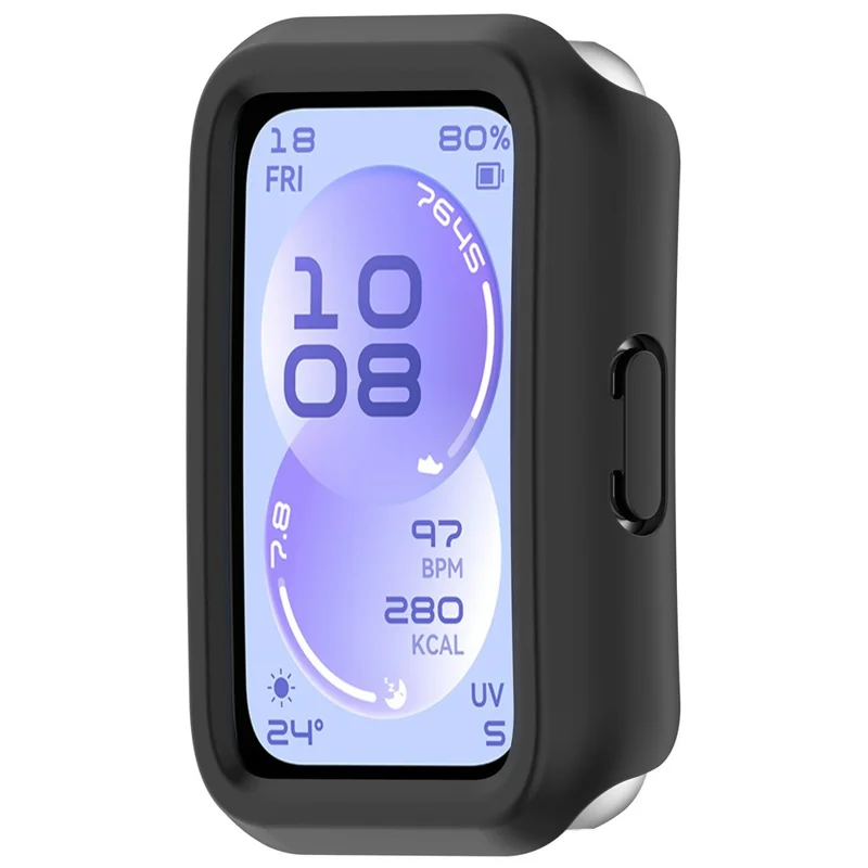 Custodia per Huawei Band 11 Custodia Rigida Mezza Copertura con Fori in PC - Nero