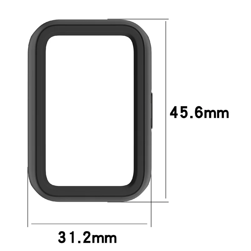 Custodia per Huawei Band 11 Custodia Rigida Mezza Copertura con Fori in PC - Nero