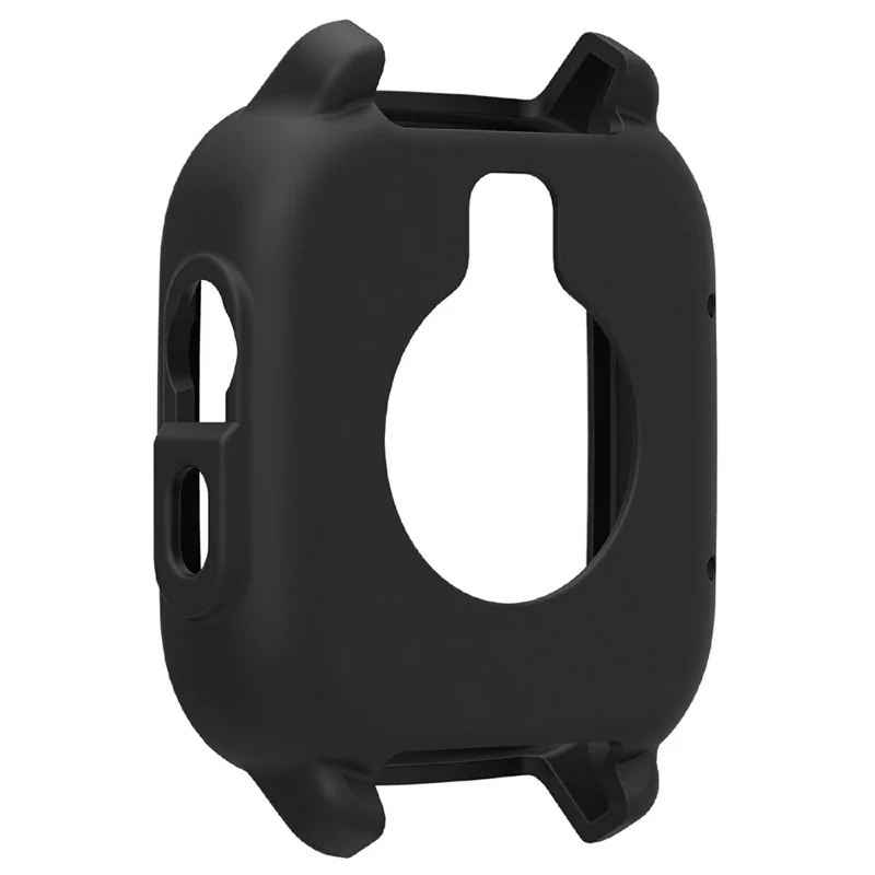 For Realme Watch 5 Watch Case Soft Silicone Hollow Watch Frame Cover - Black