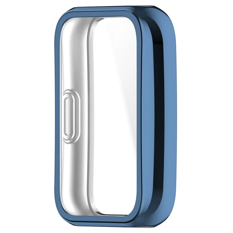 TPU Watch Case for Huawei Band 11  /  11 NFC Full Coverage Protective Cover with Screen Protector - Electroplated Navy Blue