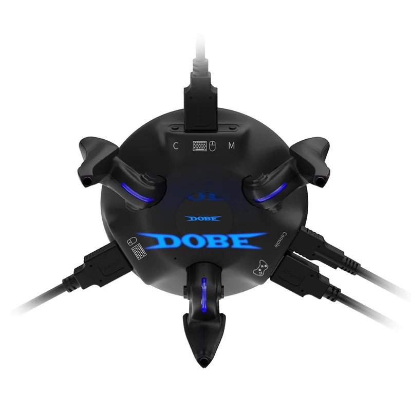 DOBE FOMIS ELECTRONICS TY-3879 Keyboard Mouse Converter for Nintendo Switch 2 / Sony PlayStation 4 / 3 Gaming Accessory - Black