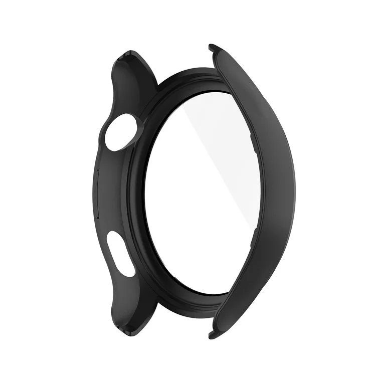 Per Huawei Watch 3 Custodia protettiva PC a tutto tondo con protezione dello schermo in vetro temperato integrata - Nero
