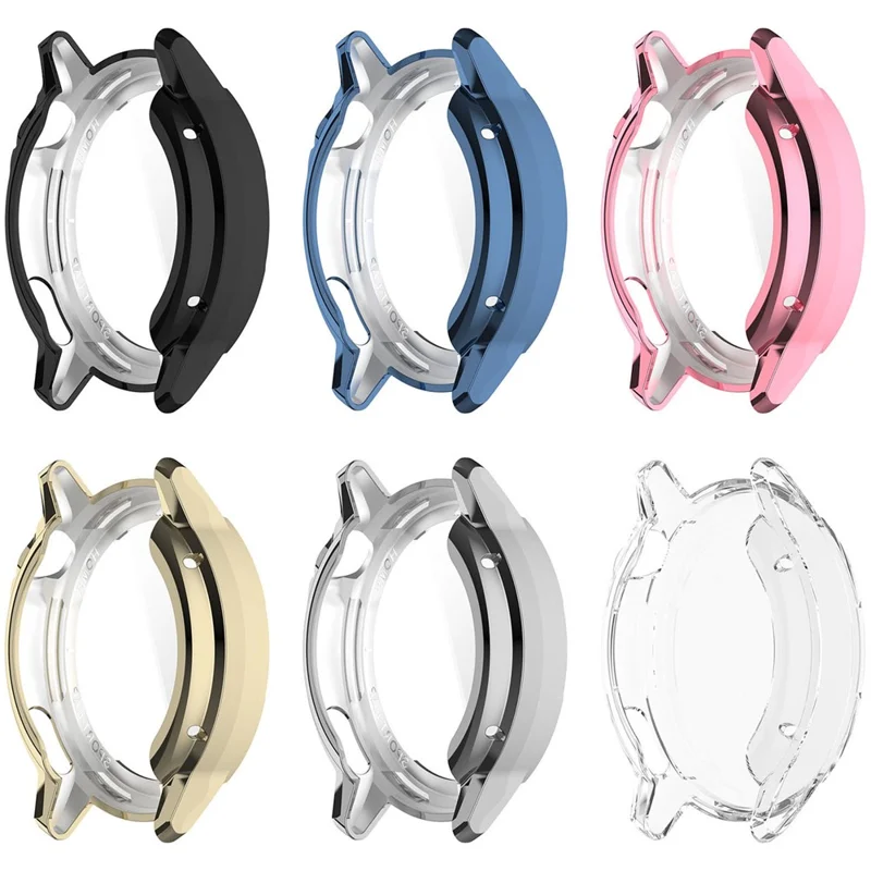 Coque de protection électroplacée en TPU à couverture complète pour Huawei Watch GT Runner 2 - Noir