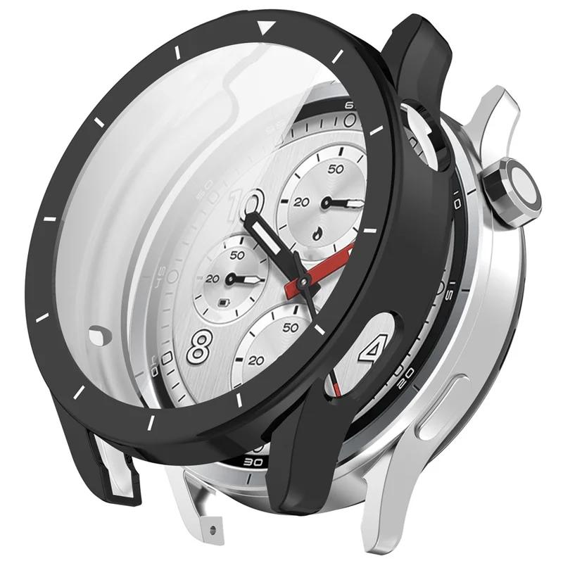 Coque de protection complète en TPU pour Xiaomi Watch S5, boîtier électrodéposé - Noir