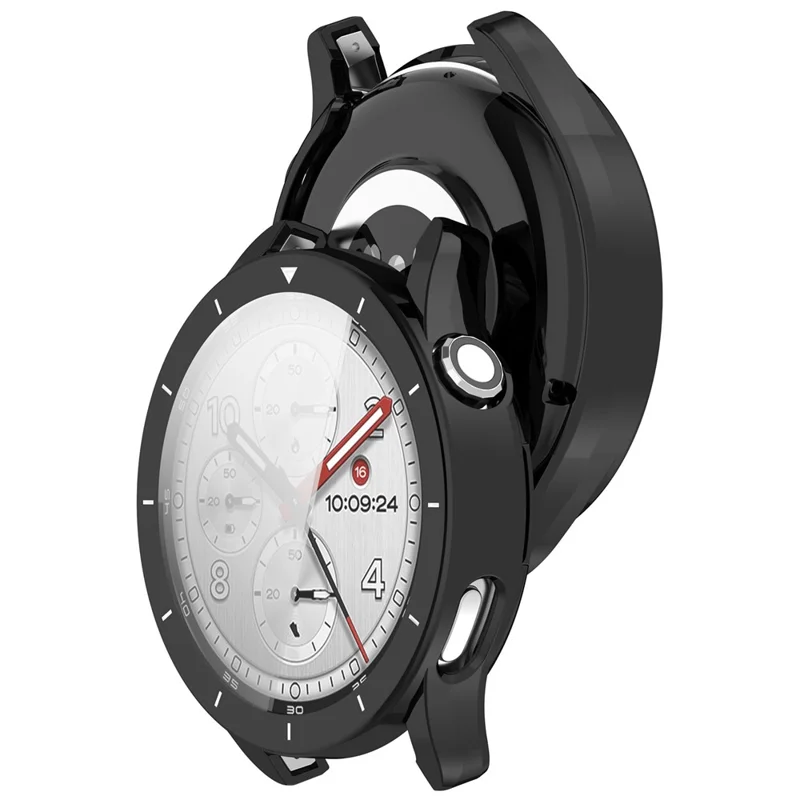 Coque de protection complète en TPU pour Xiaomi Watch S5, boîtier électrodéposé - Noir