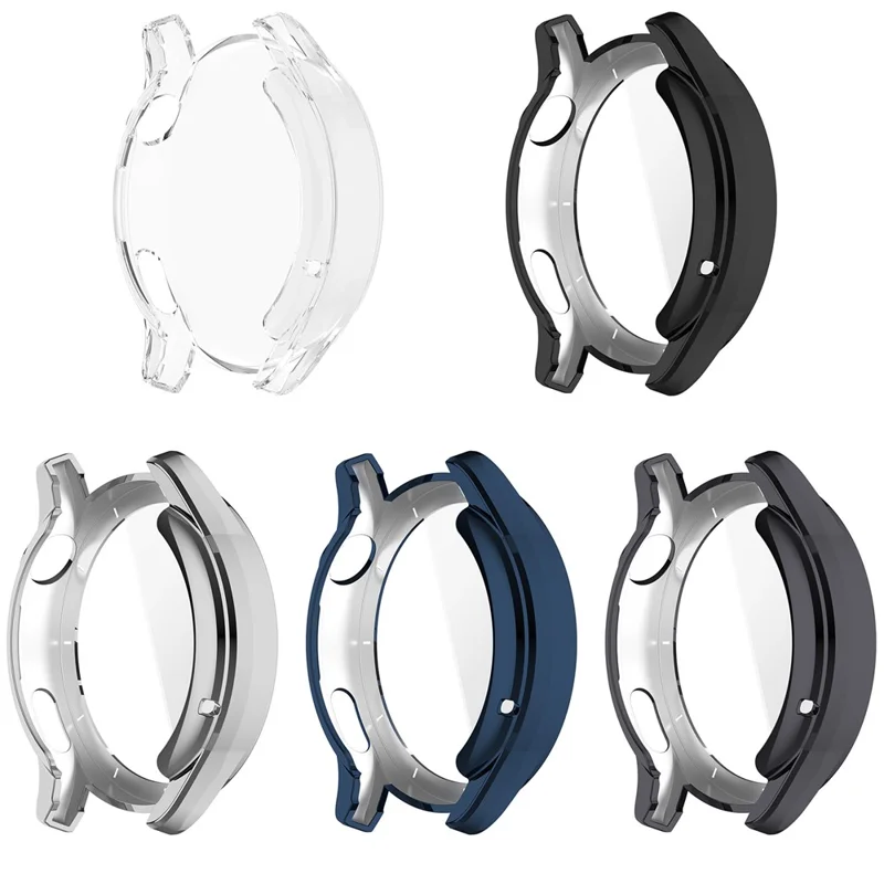 Coque de protection complète en TPU pour Xiaomi Watch S5, boîtier électrodéposé - Noir