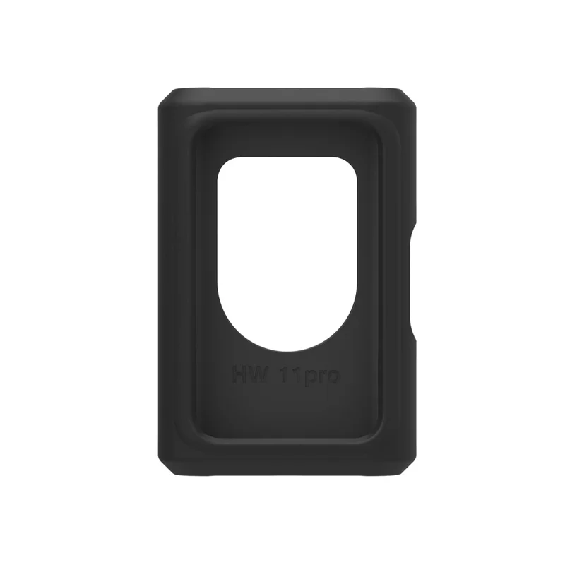 For Huawei Band 11 Pro NFC / 11 Pro Silicone Case Solid Color Shockproof Watch Protective Cover - Black