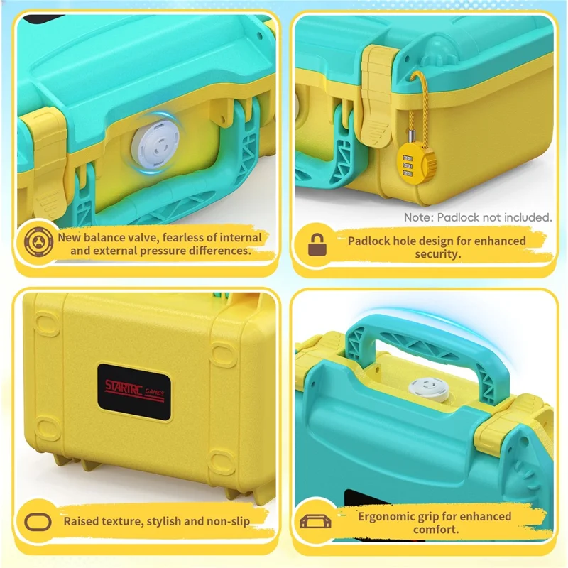 STARTRC GAMES 13060010 Portable Waterproof Case for Nex Playground Console Shockproof Dustproof All-in-One Storage Box