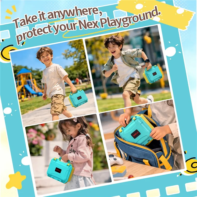 STARTRC GAMES 13060010 Portable Waterproof Case for Nex Playground Console Shockproof Dustproof All-in-One Storage Box