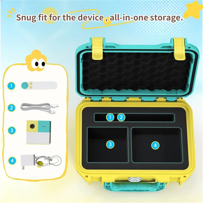 STARTRC GAMES 13060010 Portable Waterproof Case for Nex Playground Console Shockproof Dustproof All-in-One Storage Box