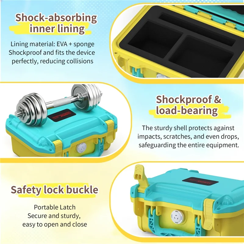 STARTRC GAMES 13060010 Portable Waterproof Case for Nex Playground Console Shockproof Dustproof All-in-One Storage Box