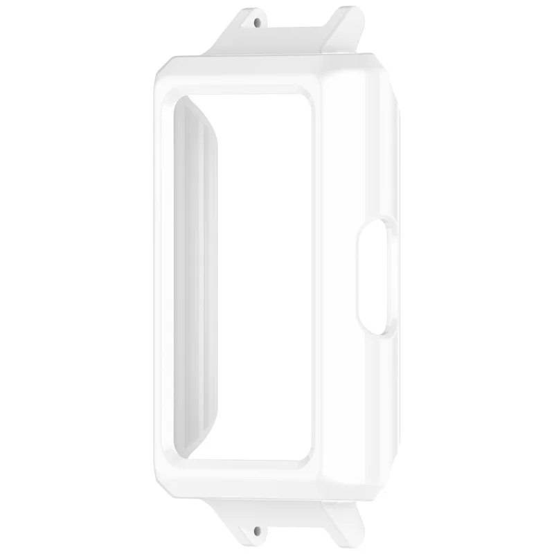 För Huawei Band 11 Pro / 11 Pro NFC Klocka Hölje Hårt PC Skyddshölje med 12 mm Knappsnitt - Vitt