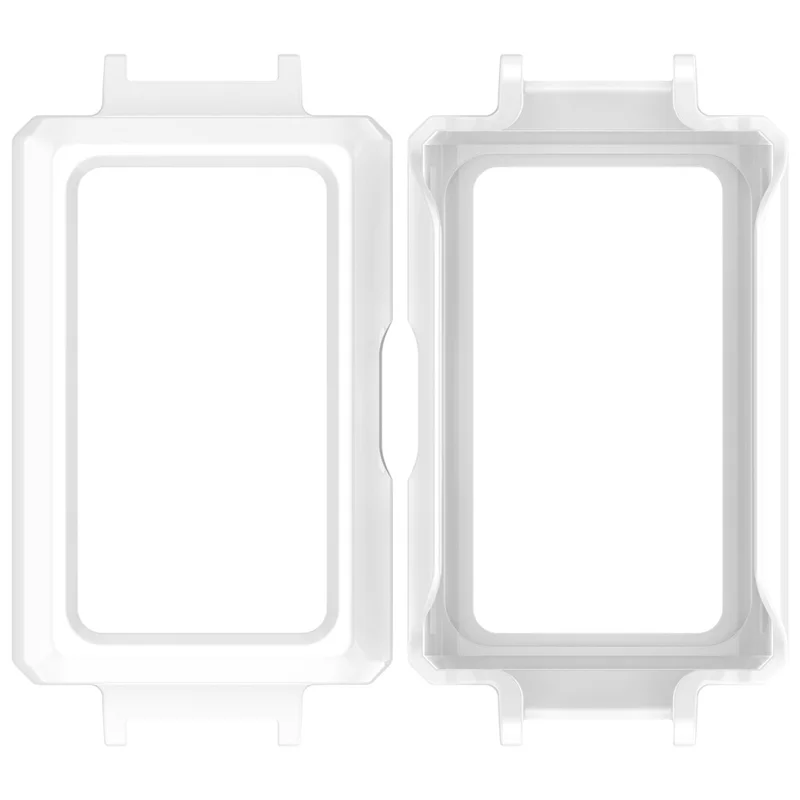 För Huawei Band 11 Pro / 11 Pro NFC Klocka Hölje Hårt PC Skyddshölje med 12 mm Knappsnitt - Vitt
