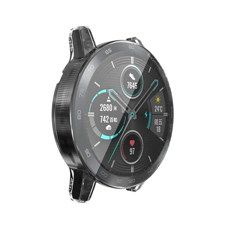 Electroplating TPU Watch Cover Full Protective Case for Huawei Honor Magic 2 46MM - Transparent