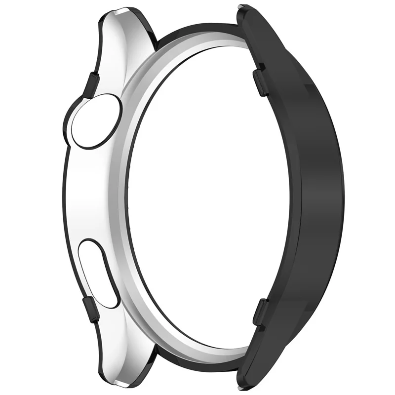 For Xiaomi Watch S5 PC Watch Protective Case Rhinestone Decor Hollow PC Watch Cover - Black